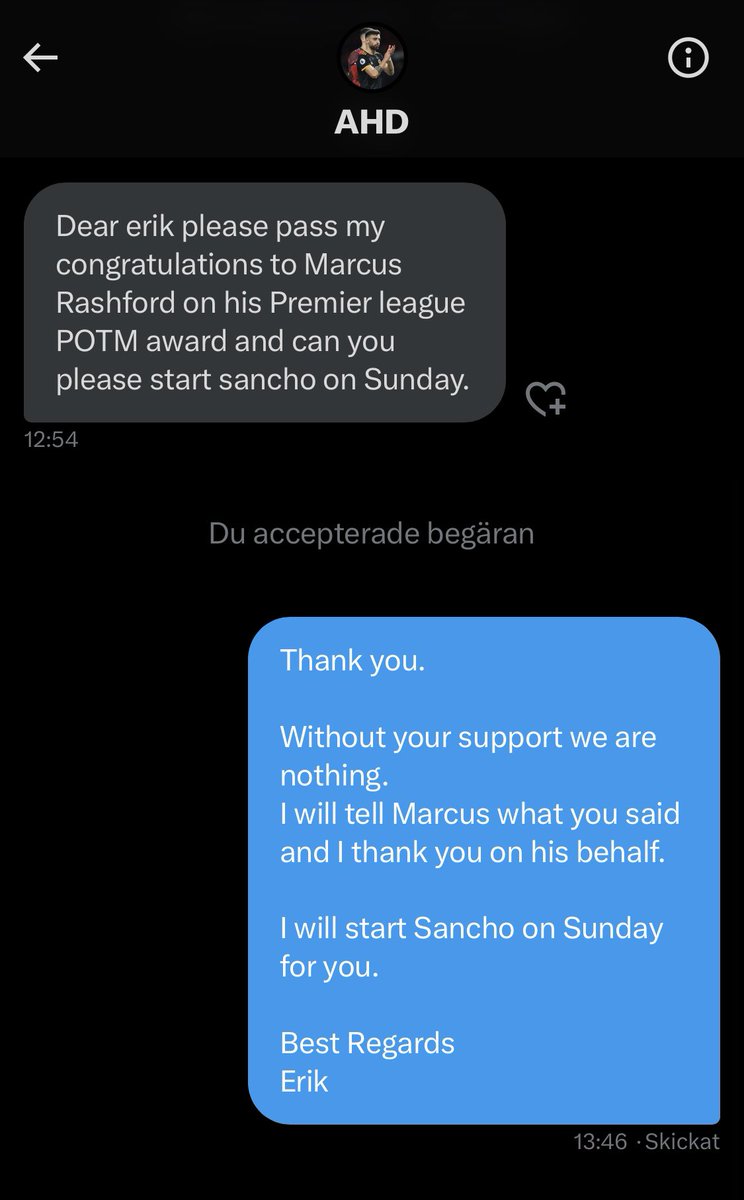 AmorimAura's tweet image. A massive thanks to everyone who voted for me and @MarcusRashford to become the @premierleague manager/player of the month.
Without you, we are nothing @ManUtd
Clear.