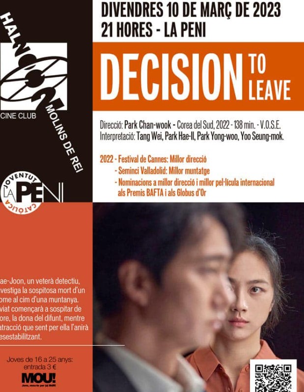 Informatiu #molinsderei: el @CineclubHal2002 proposa per avui el film sudcoreà 'Decision to leave' radiomolinsderei.cat/programs/molin…