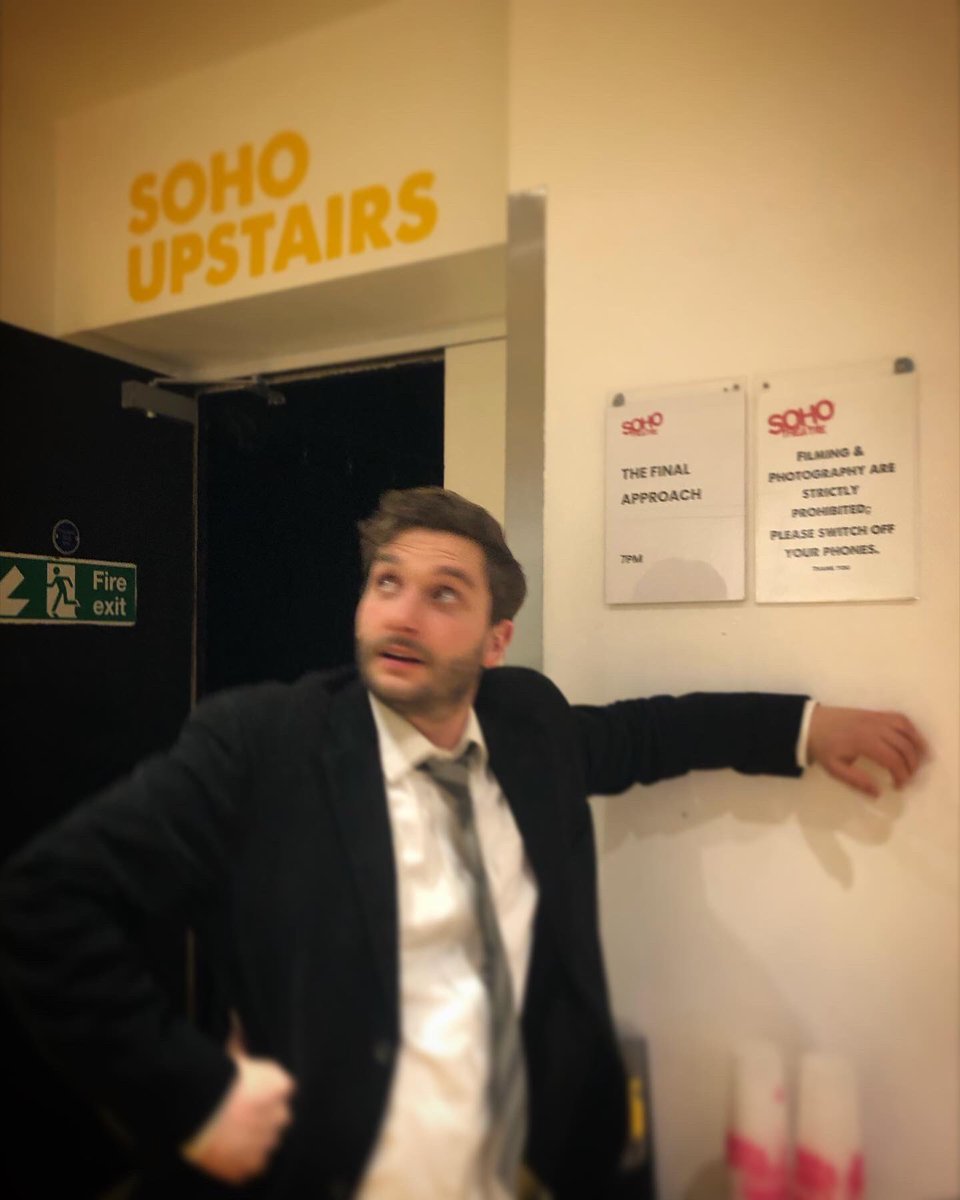 ThomJordan23's tweet photo. A huge thank you to everyone who’s come out in support of 
🕵️‍♂️The Final Approach🕵️‍♂️ so far!!
Such a treat to perform at @sohotheatre last week. 

Still have a chance -London- to experience it @camdenpeoplestheatre on the 25th of March as part of SPRINT Festival!! https://t.co/ZugP0QyRAN
