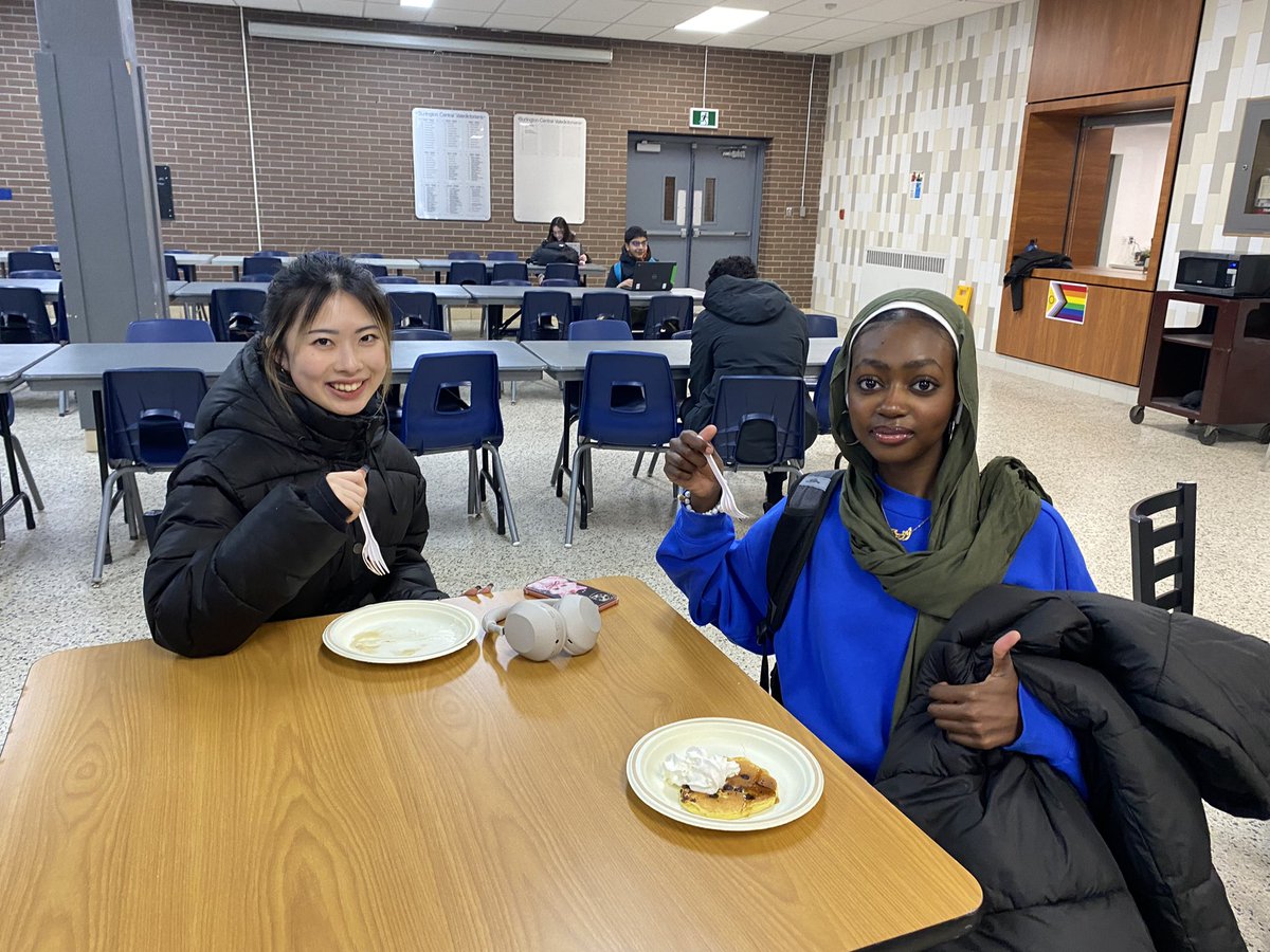 Pancake Friday to kickoff the March Break! <a href="/BCentralSchool/">Burlington Central</a>