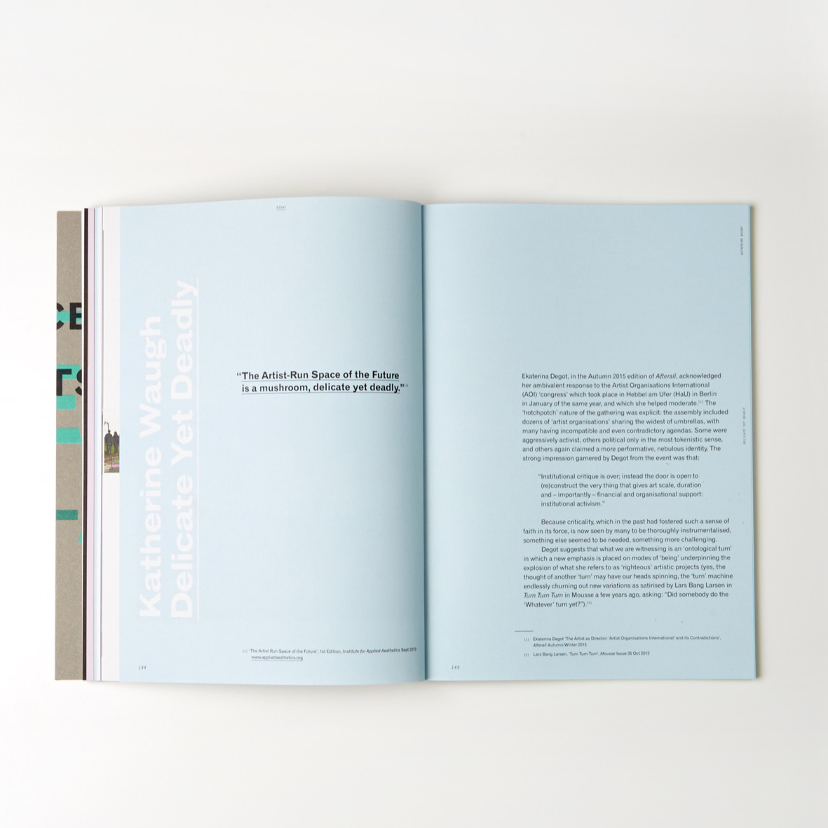artist_run's tweet photo. Delicate but Deadly
Katherine Waugh
Essay in Artist-Run Europe: Practice/Projects/Spaces, 2016

@PallasProjects 
@artscouncil_ie 
@DeptCulturelRL 

#pallasprojects #pallasprojectsstudios
#ArtistRun #ArtistRunEurope #ArtistRunSpace #ArtistRunSpaces https://t.co/sdC5lvKEsY