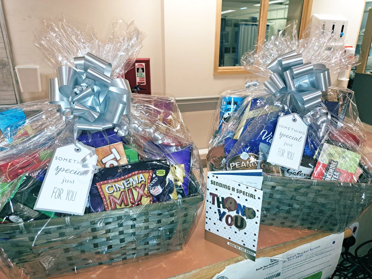 Amazing!!! Thank you so much to a lovely patient and family for these beautiful hampers and gifts for all of our staff 🤩