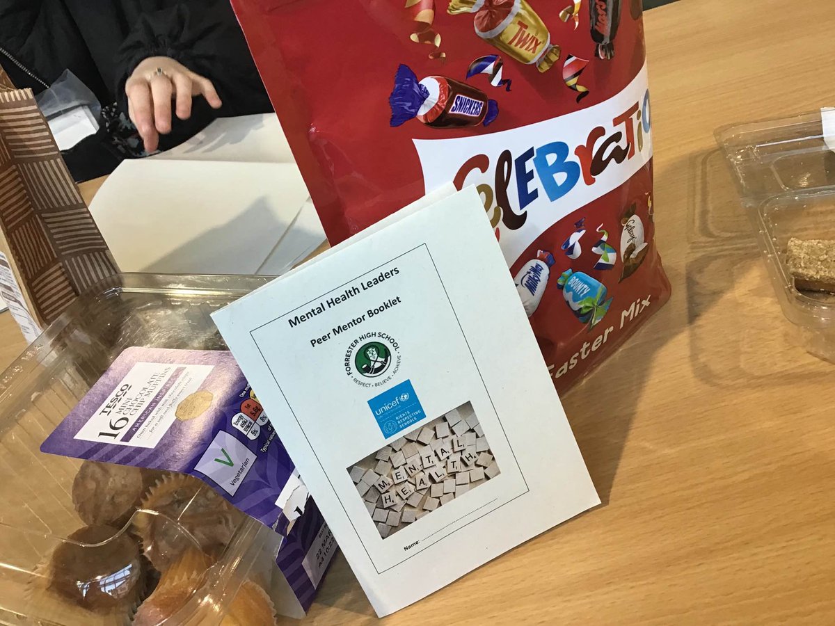Our amazing WBH pupils met again with their brilliant S5/6 Mental Health Ambassadors/buddies! Always a success, especially when there is food around <a href="/forresterhs/">Forrester High</a> #mentalhealthambassadors #RRSA #article39