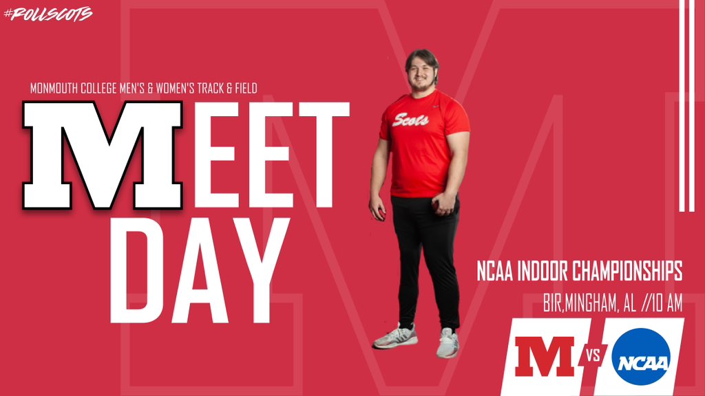 MCFightingScots's tweet photo. Wishing good luck to @indianatobes as he takes part in the weight throw at the @NCAADIII Track and Field National Championships! Event starts at 10am. @ScotsTFXC #Rollscots #ThrowScots https://t.co/QUKBoA3w9e