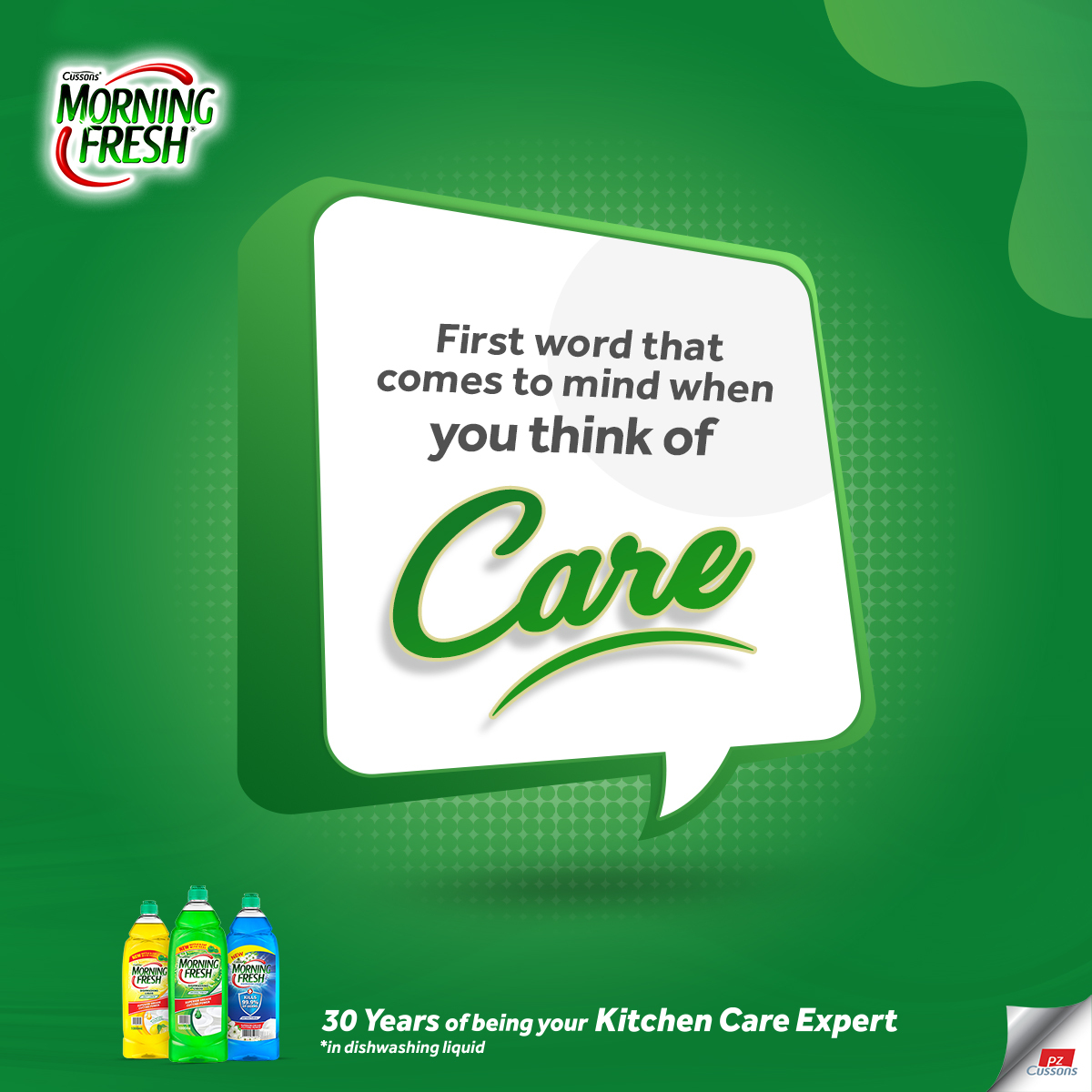 The beauty of care is that everyone experiences and expresses care in their own way. Share with us that one word that comes to mind when you think about care?

#CaringForTheCaregiver #MorningFresh