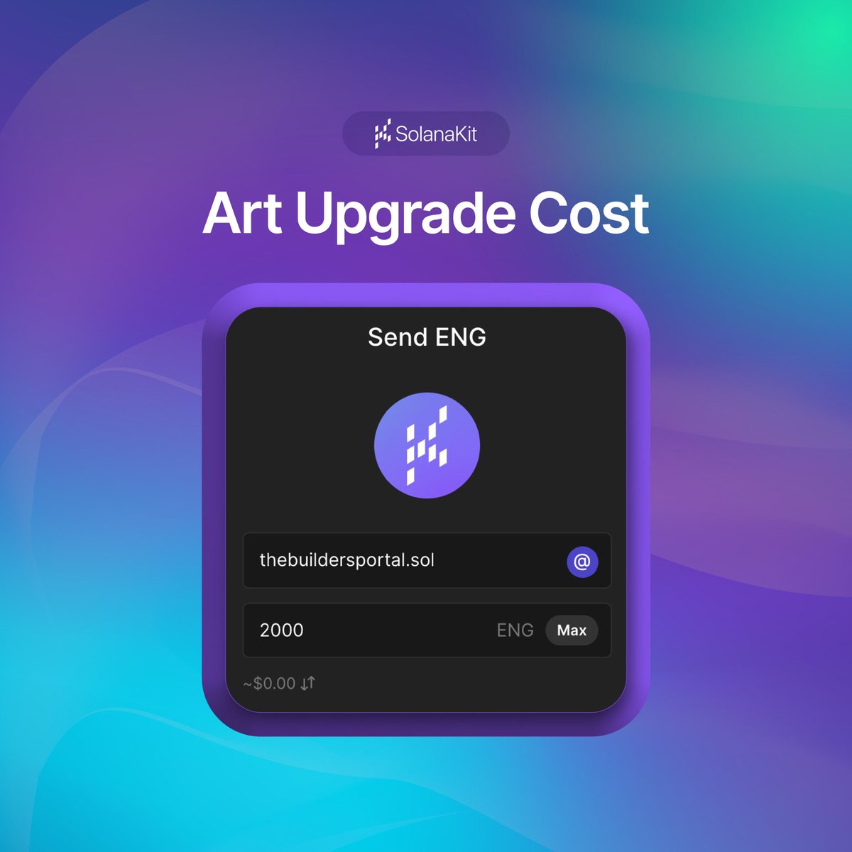 The upgrade is near.

The total cost has been set.

Let's wait for the final countdown.