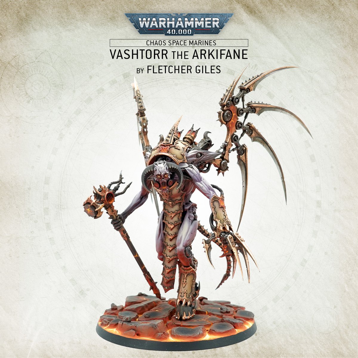We sent Vashtorr and Azrael to some top painters – check out their stunning paint jobs and let us know who you want to win the battle of the Rock. bit.ly/3J1a8nL 

#WarhammerCommunity