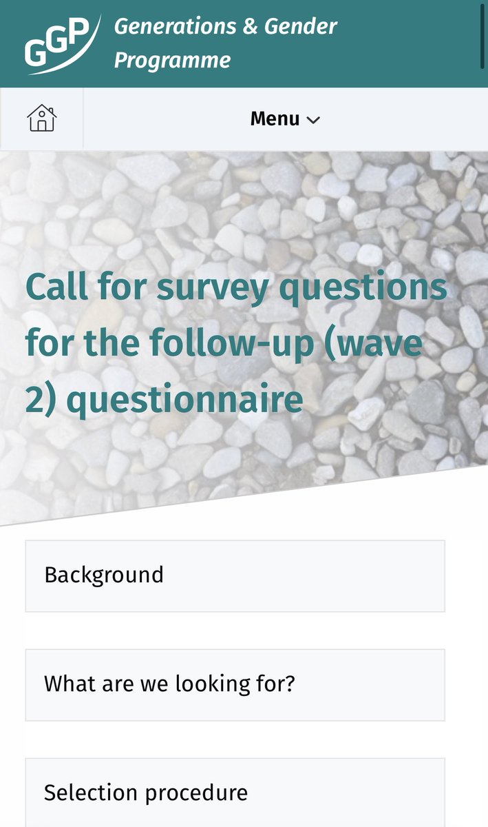 📣Call for survey questions or modules for the #GGSII follow-up (wave 2) questionnaire. More information👇

🔗bit.ly/3ISZ38i
🗓️Deadline: April 3rd