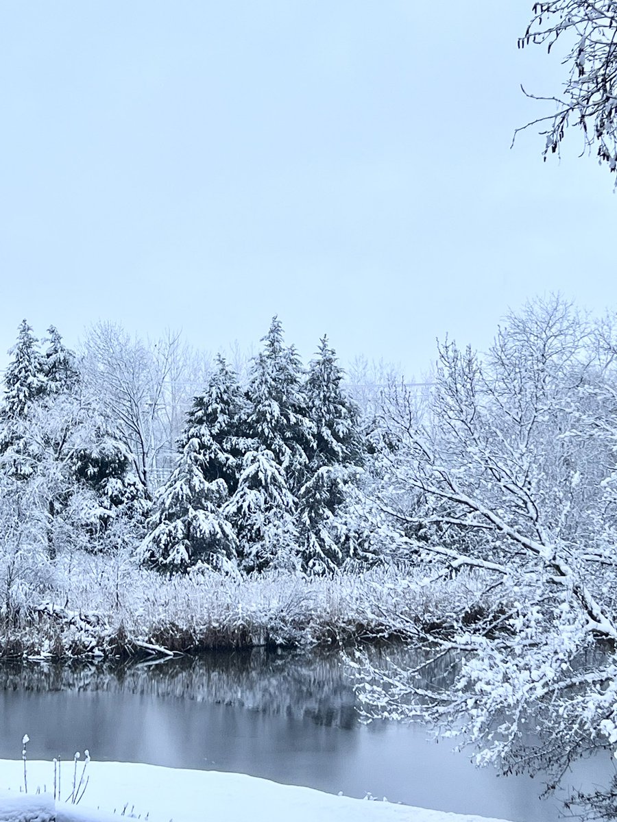 I’m not a fan of snow in March but I have to admit it sure is pretty.