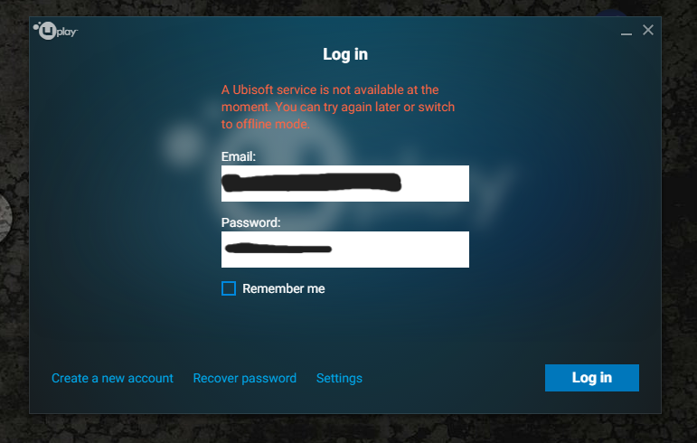 JRSemmel's tweet photo. Hey @Ubisoft it's been almost a week and I haven't been able to log in to the UPlay launcher..... do we have an estimated time of resolution? @UbisoftSupport @Steam https://t.co/GehDCTL5OI