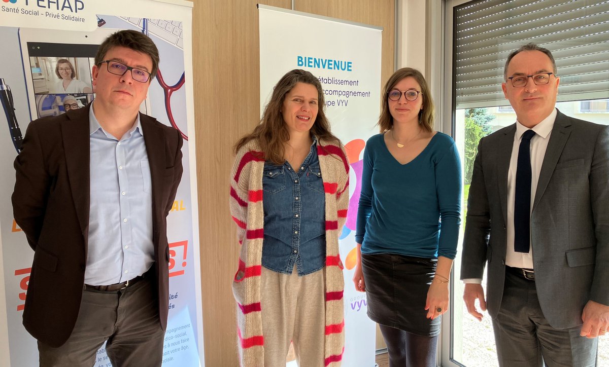 Les représentants <a href="/FEHAP_CentreVDL/">FEHAP_CentreVDL</a> rencontraient @fabiennecolboc afin de présenter les adhérents du 37 et les enjeux du moment (inégalité de financement revalorisations salariales, attractivité des métiers, inflation, etc.) : une écoute attentive et de riches échanges !