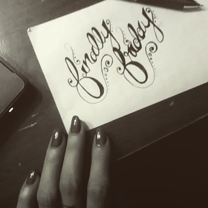 Frinally #Friday   #handwritten #lettering https://t.co/6M1yFMCx0r<a href="/tag/friday"class="tags">#Friday</a><a href="/tag/handwritten"class="tags">#handwritten</a><a href="/tag/lettering"class="tags">#lettering</a>