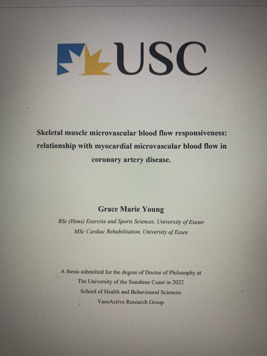 Officially a Dr! (👩‍🎓 not 👩‍⚕️) It’s been a long journey and a relief to finally make it to the end. Couldn’t have done it without my people! Thank you <a href="/chris__askew/">Chris Askew</a> and everyone at <a href="/usceduau/">UniSC: University of the Sunshine Coast</a> &amp; @SChealthnews who helped along the way 💐 🍾 🥂