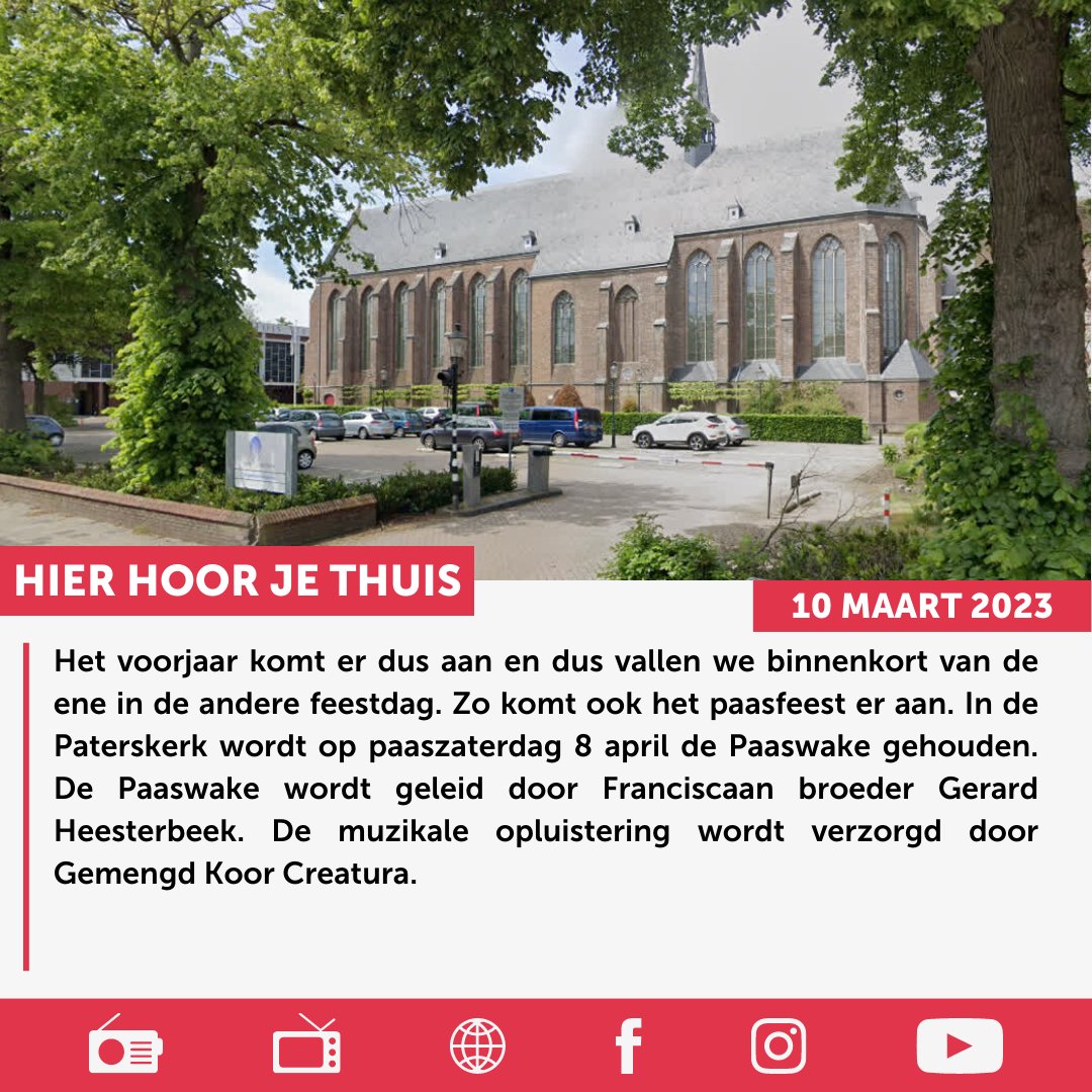 Paaswake in Weert, Gerard Heesterbeek en Gemengd Koor Creatura vieren het paasfeest.

Lees het gehele artikel via WeertFM.nl