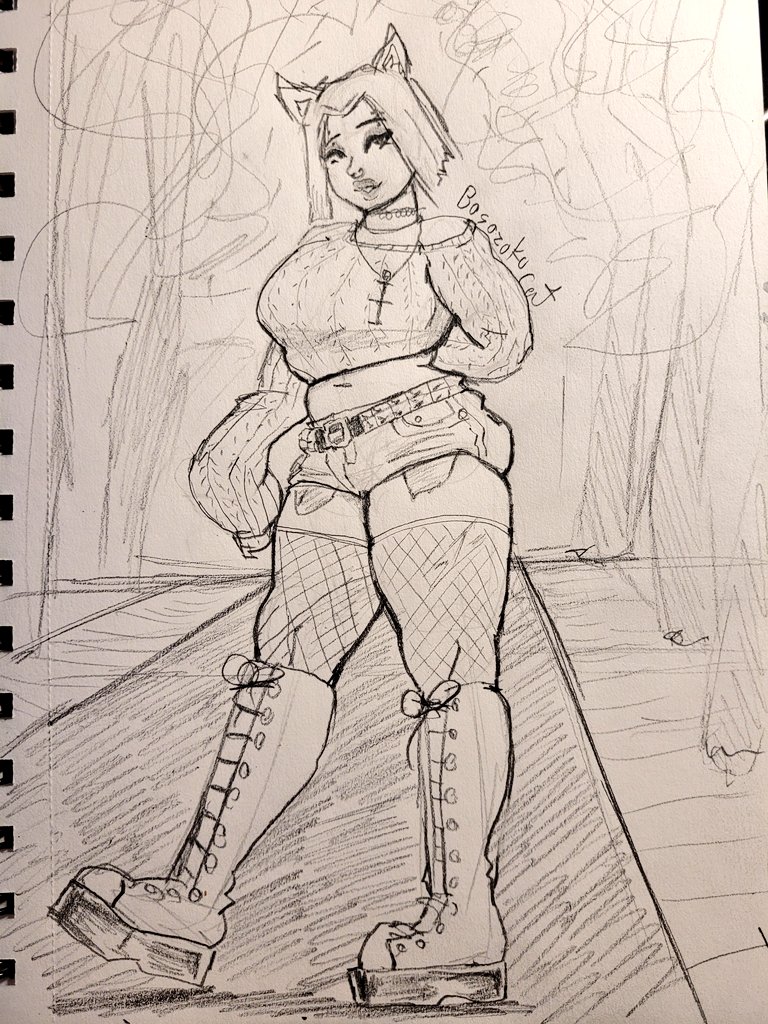 Geoastrocat's tweet photo. Get cat'd bozo.
-
#sketch #catgirl #anime #animeart #fanart #animecharacter #oc #originalcharacter #curvy #goth #candygoth #outfit #altgirl https://t.co/fvVFDwqDvy
