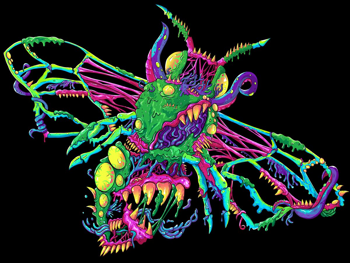 Just a zam bee 💚 #art #digitalart