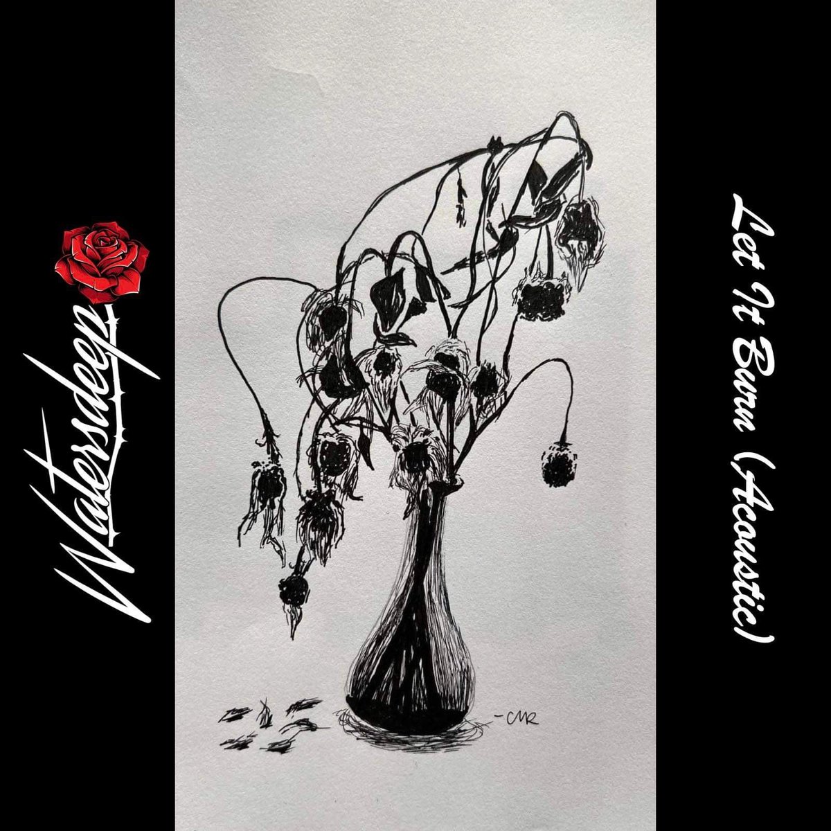 Let It Burn (Acoustic)
Drops March 17th

We made this in honor of our friend Clare who passed away last September. The artwork that we used is one that she made. 

Can’t wait to share it with you all 🖤