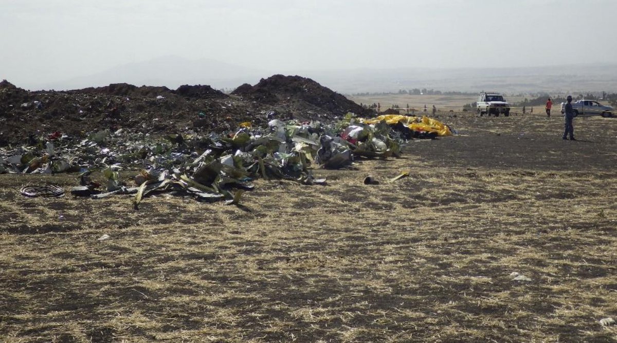 AvSourceNews's tweet photo. #HISTORY | On this day, March 10 2019: Ethiopian Airlines Flight 302, a Boeing 737 MAX 8, crashed just six minutes after taking off, killing all 157 people on board.
Read more at AviationSource!
https://t.co/LrpAAjA7yU
#Ethiopian #Flight302 #737MAX #AvGeek https://t.co/jW6s4r6MPm