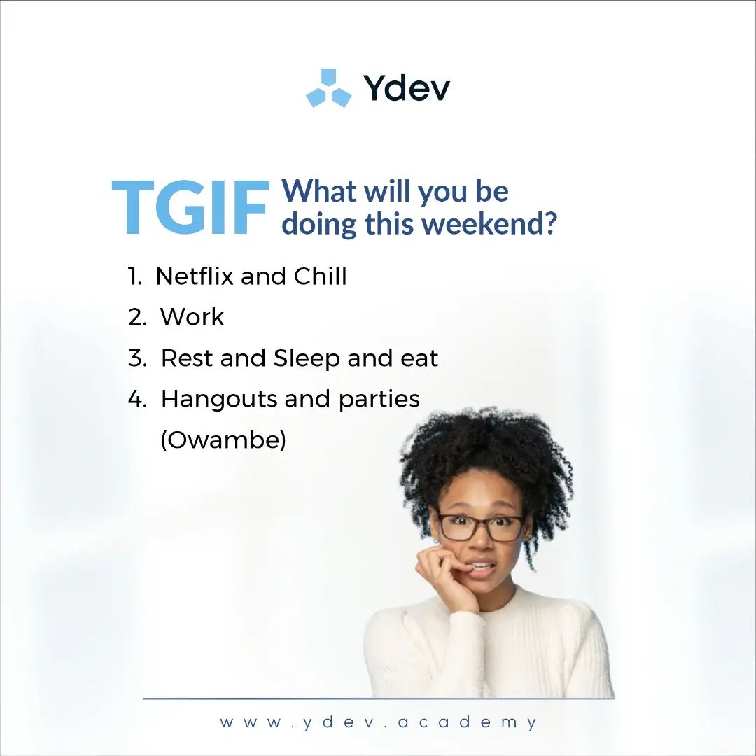 ydevacademy's tweet photo. "Time to kick off the shoes, unwind and let the weekend begin! #FridayRelaxation #WeekendVibes" https://t.co/QjNtW0WfgX