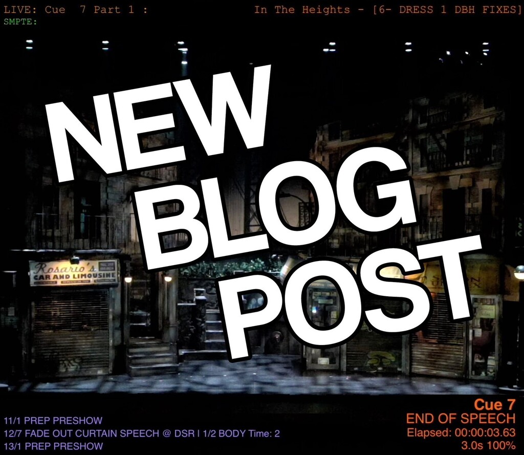 What's that? A NEW BLOG POST all about how I use <a href="/getvorapp/">Vor</a> in my day-to-day workflow? And it's incredibly well-timed for you to read a week before our panel discussion at <a href="/USITT/">USITT</a> so that you can come with your questions? Wow, what a day. Anyway, link in bio and all that. Com…