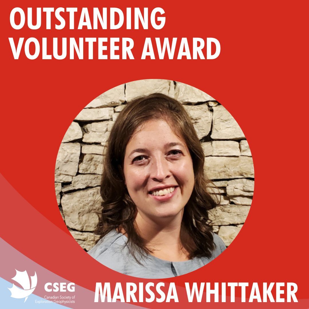 csegonline's tweet photo. Join us in congratulating Marissa Whittaker, the 3rd recipient of the CSEG's Outstanding #Volunteer #Award. 

Recognized and selected by CSEG members, Marissa has been beyond giving with her time and effort throughout the past year.  We thank you, Marissa!

#cseg #recognition https://t.co/mEOx2aU2oK