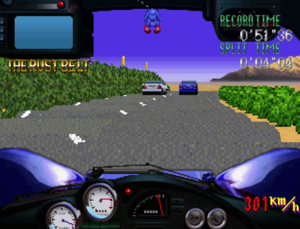 Sonic The Hedgeblog — In the Sega Saturn port of 'Gale Racer', numerous