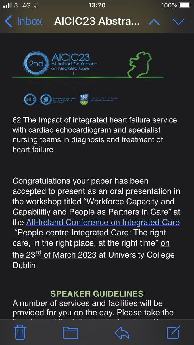 Delighted to be ask to present our integrated heart failure service at #AICIC23 in UCD March 23rd.