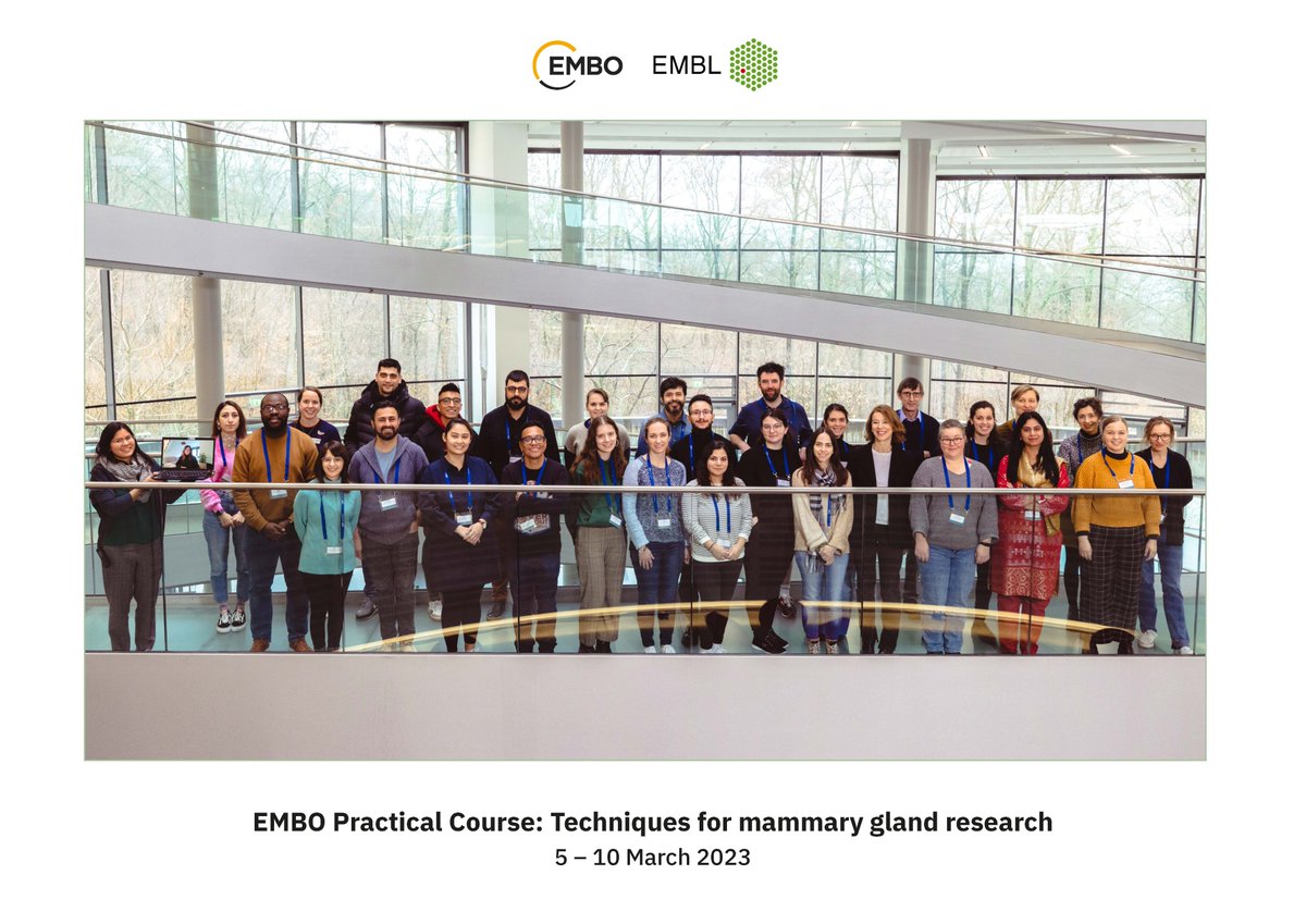 EMBL Events (@emblevents) on Twitter photo It's the last day of #EMBOMammaryGland - the 6 days just whizzed by! Hope everyone had a good time and is leaving us with useful knowledge, fresh ideas, and new connections. 🐁🔬💡
Big thanks to all our organisers, trainers, and speakers for making this happen! 🙏🏻
<a href="/StefanTerjung/">Stefan Terjung🇪🇺</a> It's the last day of #EMBOMammaryGland - the 6 days just whizzed by! Hope everyone had a good time and is leaving us with useful knowledge, fresh ideas, and new connections. 🐁🔬💡
Big thanks to all our organisers, trainers, and speakers for making this happen! 🙏🏻
<a href="/StefanTerjung/">Stefan Terjung🇪🇺</a>
