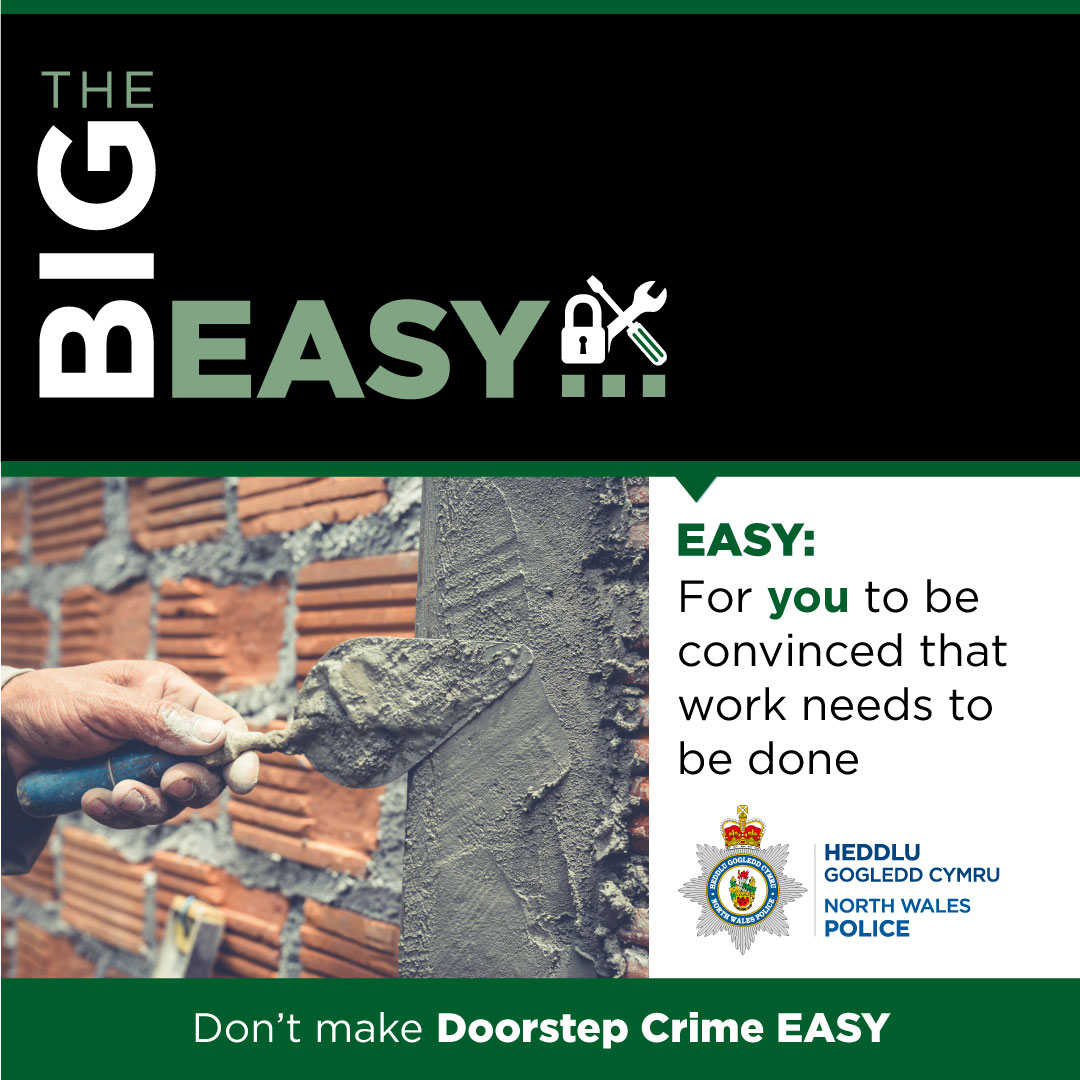 With many householders grounded due to the snow we are asking the public to be vigilant in the event of any rogue trader visits.

If you don't have any building work scheduled by a trusted tradesman please don't entertain anyone who may knock on your door offering to do work.👍