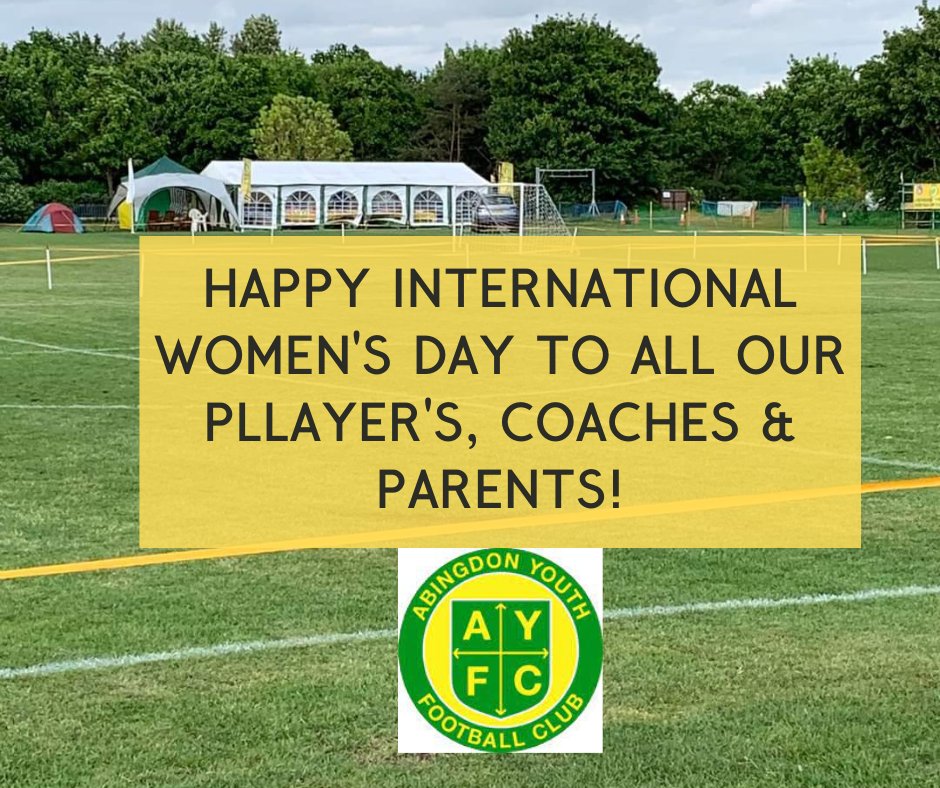 Happy International Women's Day to All of our Players, Coaches & Parents! 💚💛