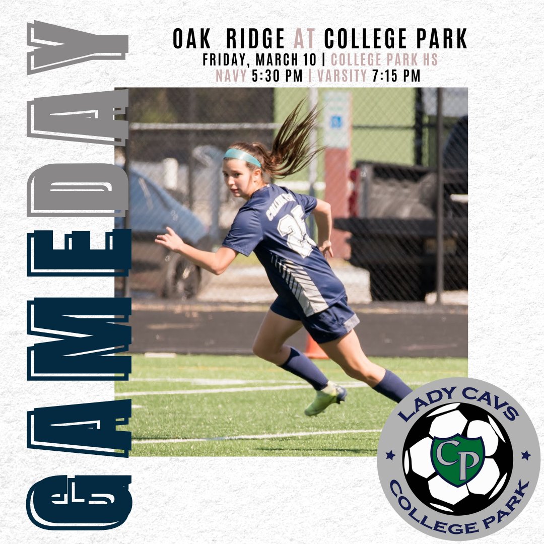 Come out and support Lady Cavs Soccer as they take on Oak Ridge @ Home! #ladycavssoccer #gocp