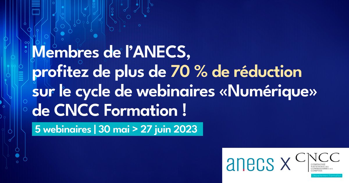 ANECS (@anecsnational) on Twitter photo | Formation |
<a href="/CNCCFormation/">CNCC Formation</a> rรฉserve aux membres de l' <a href="/ANECSnational/">ANECS</a> ๐ณ๐ฌ % ๐ฑ๐ฒ ๐ฟ๐ฒฬ๐ฑ๐๐ฐ๐๐ถ๐ผ๐ป sur son ๐ฐ๐๐ฐ๐น๐ฒ ๐ฑ๐ฒ ๐๐ฒ๐ฏ๐ถ๐ป๐ฎ๐ถ๐ฟ๐ฒ๐ "๐ก๐๐บ๐ฒฬ๐ฟ๐ถ๐พ๐๐ฒ" ๐ป
En savoir plus et s'inscrire ๐anecs.anecs-cjec.org/L-ANECS/Nos-reโฆ | Formation |
<a href="/CNCCFormation/">CNCC Formation</a> rรฉserve aux membres de l' <a href="/ANECSnational/">ANECS</a> ๐ณ๐ฌ % ๐ฑ๐ฒ ๐ฟ๐ฒฬ๐ฑ๐๐ฐ๐๐ถ๐ผ๐ป sur son ๐ฐ๐๐ฐ๐น๐ฒ ๐ฑ๐ฒ ๐๐ฒ๐ฏ๐ถ๐ป๐ฎ๐ถ๐ฟ๐ฒ๐ "๐ก๐๐บ๐ฒฬ๐ฟ๐ถ๐พ๐๐ฒ" ๐ป
En savoir plus et s'inscrire ๐anecs.anecs-cjec.org/L-ANECS/Nos-reโฆ