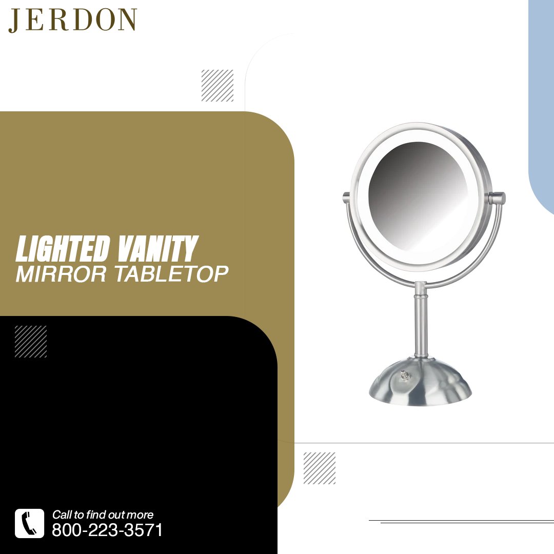 Buy lighted vanity mirrors tabletop from Jerdon Style to make your beauty routine extra special and add a touch of luxury. Buy now!

#Vanitymiror #makeup #mirror #makeupmirrors
