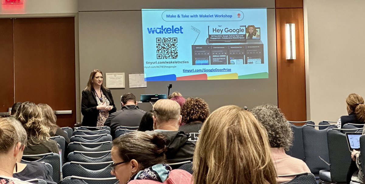 It is so good to see our former Carteret DTL team members shining for other districts too!  Jenny, we are so proud of you!   Thanks for being a student advocate for the DTL tools.  #NCTIES23 #betterthangood