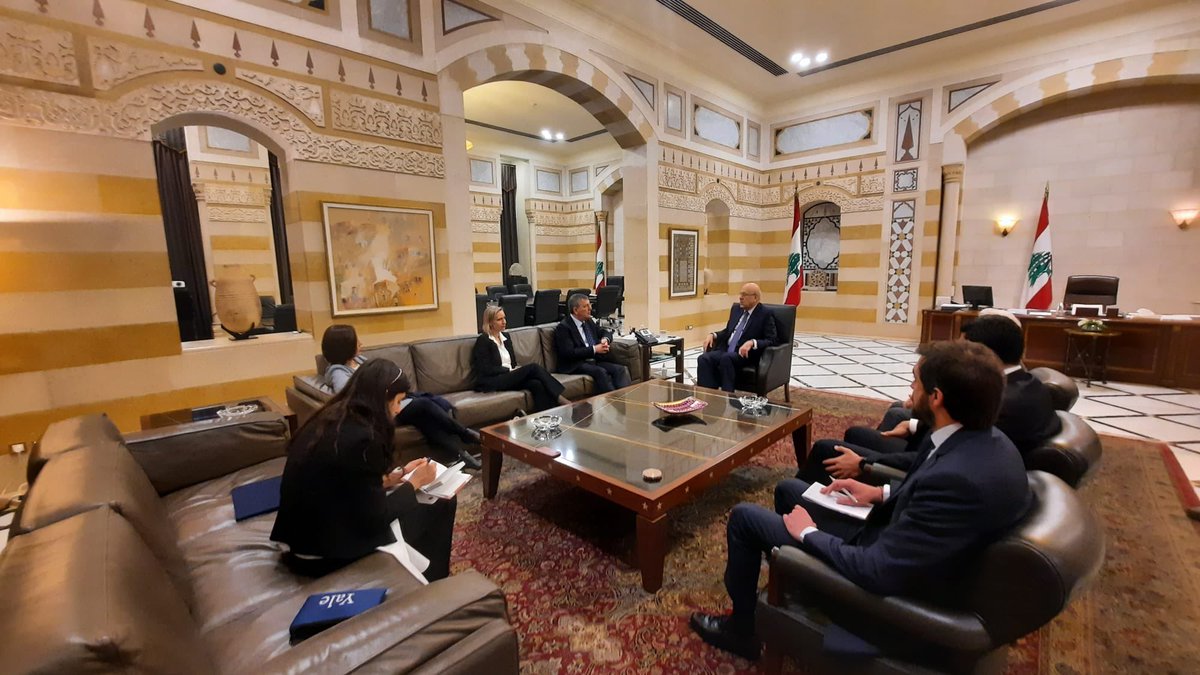 Philippe Lazzarini (@unlazzarini) on Twitter photo Important discussions with Lebanese Caretaker Prime Minister Najib Mikati <a href="/grandserail/">رئاسة مجلس الوزراء 🇱🇧</a> & Chairperson <a href="/LPDCommittee/">LPDC</a> Basel Al Hassan to advance rights and opportunities for #Palestine refugees in Lebanon <a href="/DUALEBField/">Dorothee Klaus</a> Important discussions with Lebanese Caretaker Prime Minister Najib Mikati <a href="/grandserail/">رئاسة مجلس الوزراء 🇱🇧</a> & Chairperson <a href="/LPDCommittee/">LPDC</a> Basel Al Hassan to advance rights and opportunities for #Palestine refugees in Lebanon <a href="/DUALEBField/">Dorothee Klaus</a>
