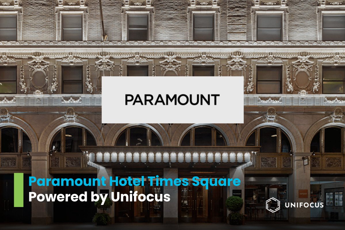 UniFocus's tweet image. Unifocus is delighted to extend a warm welcome to our new partner, Paramount Hotel Times Square!

Come discover why Paramount has chosen us as their preferred choice. Connect with us now! hubs.li/Q01Gd3kW0
#customerspotlight #Unifocus #operationstechnology #hoteltechnology