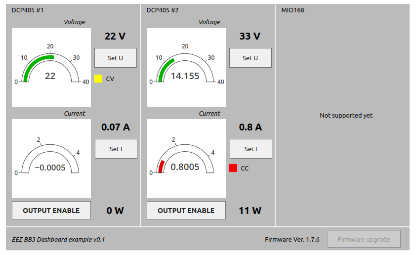 envox's tweet photo. In the next milestone (M13), EEZ Studio finally brings the first dashboard for #BenchBox3 that one will be able to run as a standalone app for remote control. It's an open source project and will be updated over time, which you can use as a template for your customizations. https://t.co/FS02jeWIXy