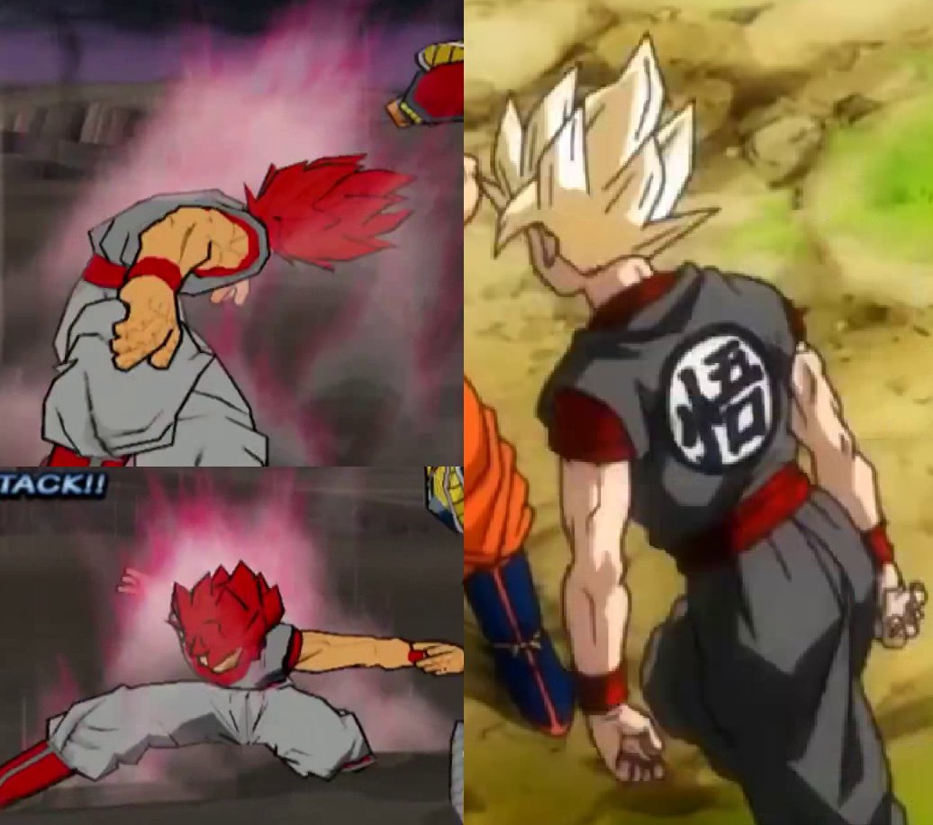 Clone Goku (FighterZ) vs Evil Goku (Budokai AF) No correlation (?) Original  likeness inspiration: sprite by CrazyJehuty Fighting pose (based on Kid  Buu) by me #dbfandominspiration, image size:1036x916