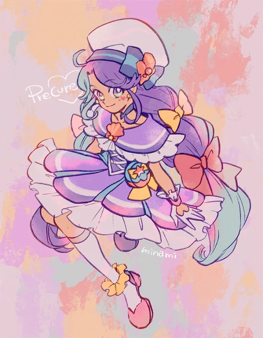 思ってたよりちゃんと描いてる絵が四枚もある～なんか嬉しいからまとめた! #プリキュア 