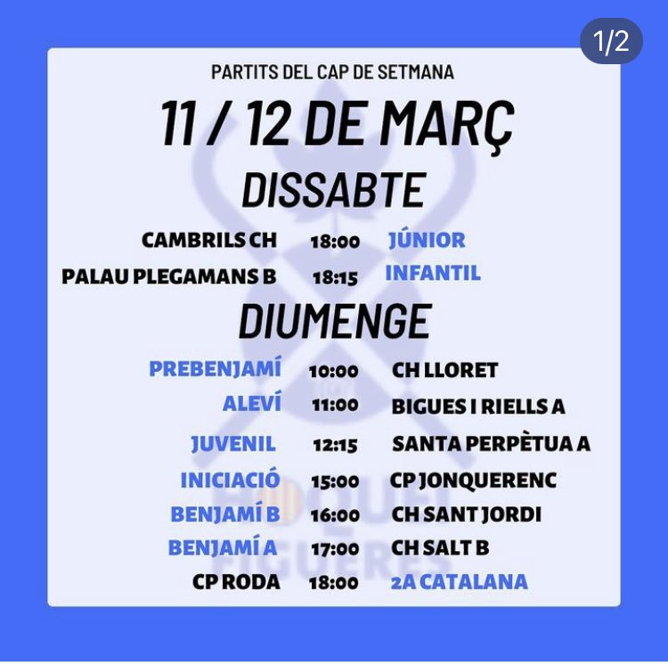 Club Hoquei Figueres tweet media