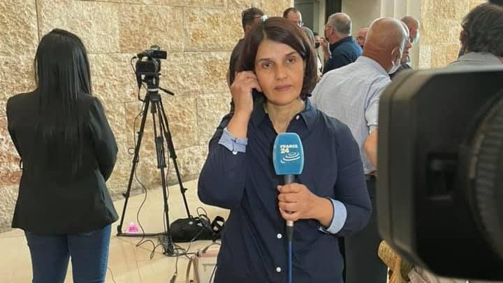 eemreorman's tweet photo. France 24, Filistinli gazeteci Leyla Ude'yi Filistin direnişini desteklediği için işten çıkardı. https://t.co/Mf7zbG3A4a
