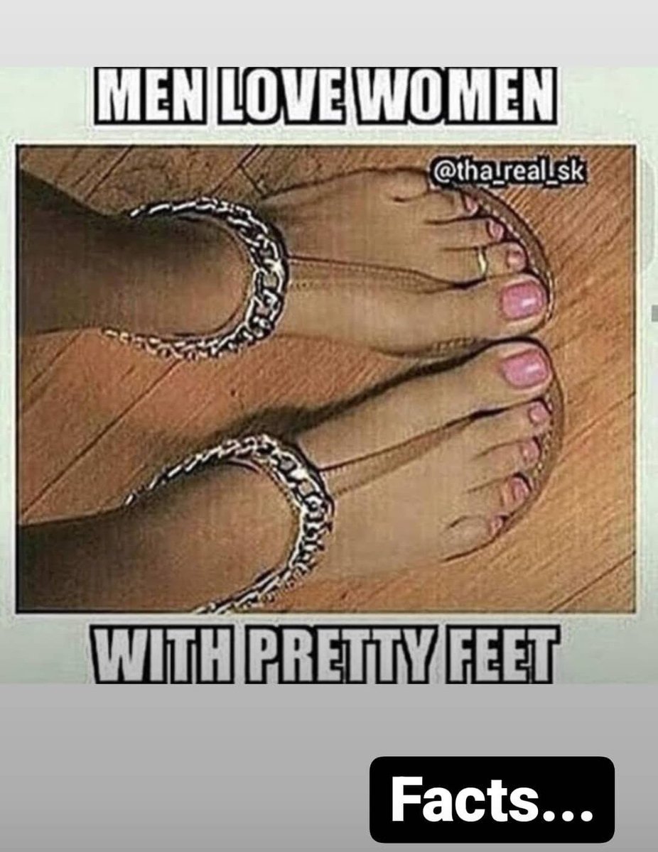 TreyPfromCali's tweet photo. I've never seen a woman with pretty feet that wasn't good everywhere else.

Ladies, drop 2 pics. The face and the feet and prove me right. 

📸🧵       Let us see how you coming. https://t.co/MWCbDFLAjP
