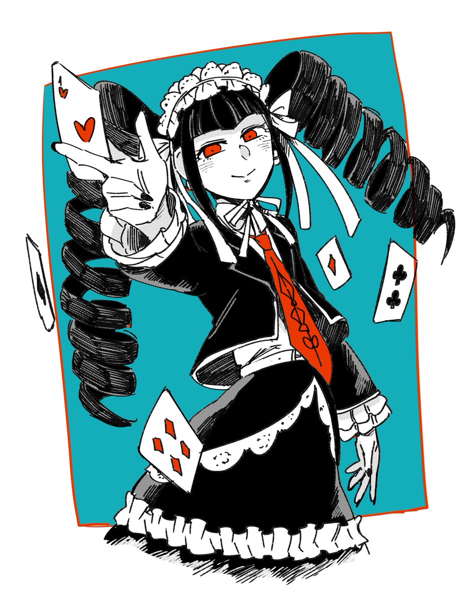 らくがき。セレスさんのデザイン好きです🃏

#ダンガンロンパ https://t.co/a0soyqj96U