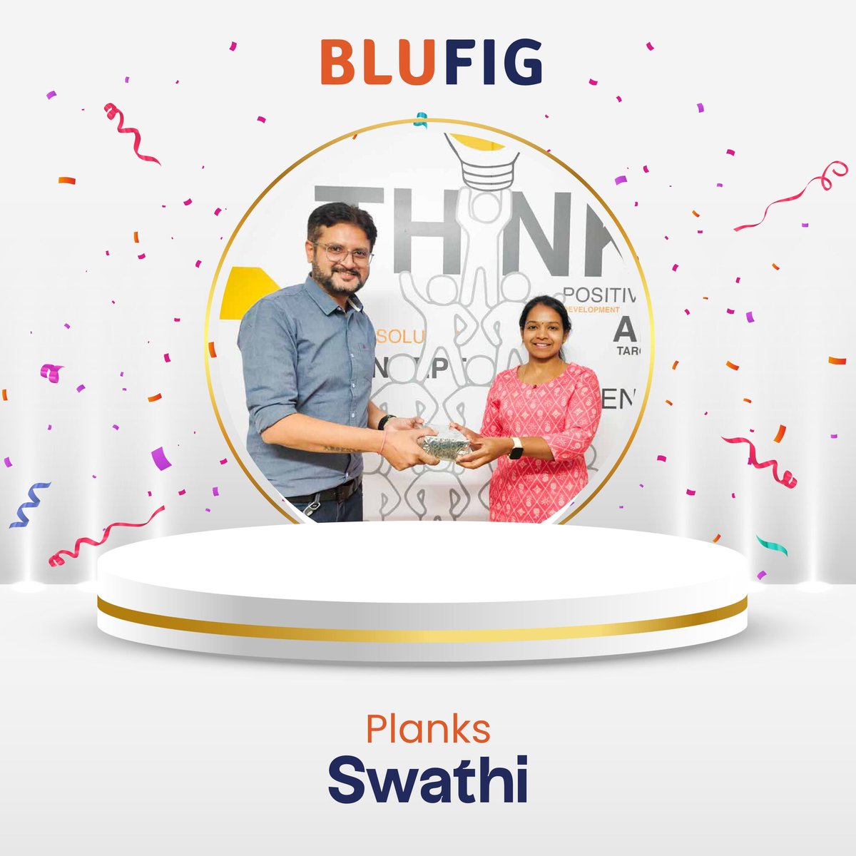 blufig_digital's tweet photo. Drumroll, please!

Meet the winners of the #Blufig #FitInFeb challenge.
Squat hold - Santhosh

Surya Namaskar - Nrusingha Sahoo

Planks Swathi - Naveen

Wall Sit - Naveen

It was indeed an experiential journey for all of us.

#Fitness #FitInFeb #AgencyLife #TeamBlufig https://t.co/EpM4Yoocph