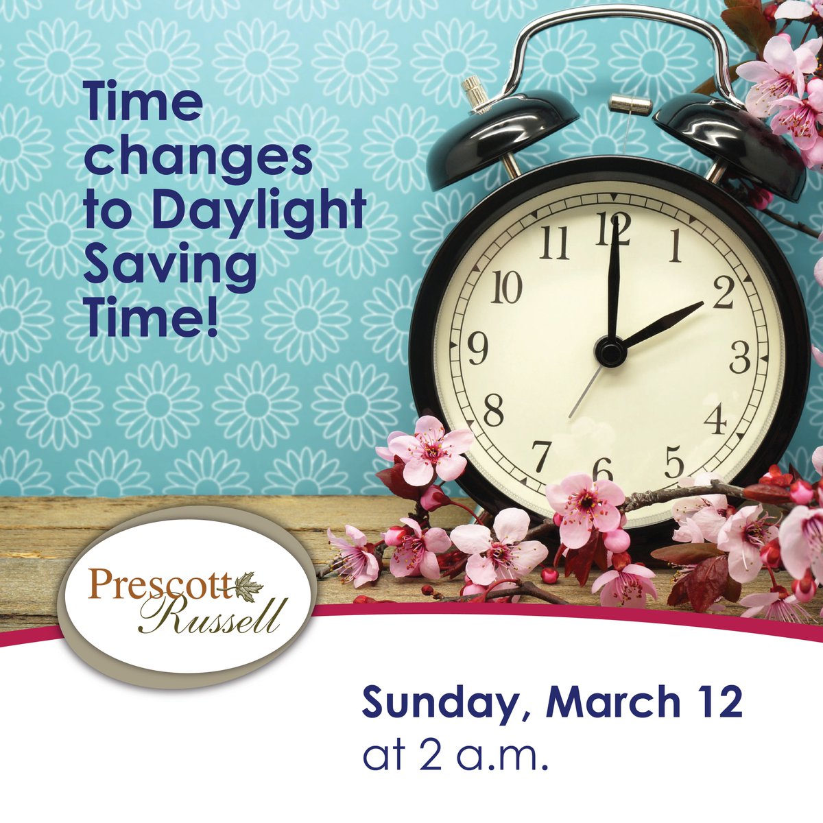 CUPR_UCPR's tweet image. Time Change Notice - On the night of Saturday, March 11 to Sunday, March 12, the time changes to Daylight Saving Time.  You must advance your watches, clocks and other devices by one hour, because at 2:00 a.m. it will be 3:00 a.m.