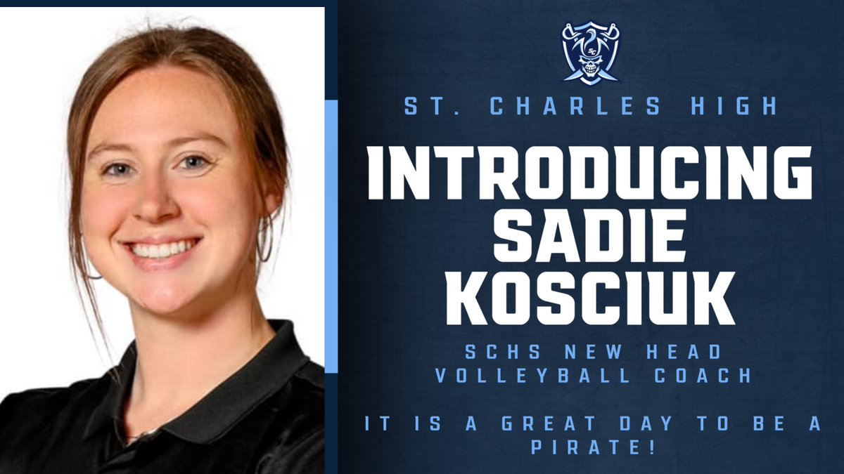 Please welcome Sadie Kosciuk as our new Head Volleyball coach! Sadie takes over for Erin Strein who stepped down to spend more time with her new baby and her family. We want to say thank you to Coach Strein for all of her hard work and we welcome Sadie as our new captain!