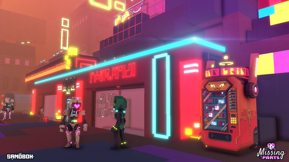 🏮 Friday night + red lights?
❣️ Perfect vibe to start the weekend!

Find the truth and discover where is Ellion : #MissingParts Chapter 3 is still available until March 14th: bit.ly/MissingParts-C3

#TheSandboxGames #Metaverse #Metadate #MissingParts #otome