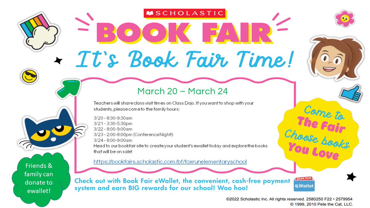 Coming Soon: Fox Run's Book Fair! March 20-24