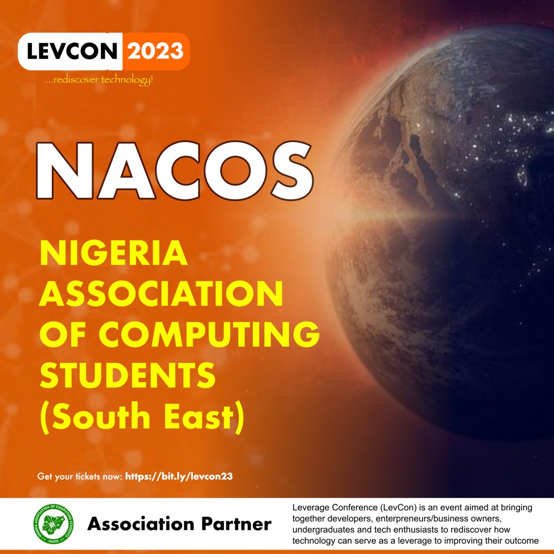 nacossoutheast's tweet photo. We are thrilled to be one of the ASSOCIATION PARTNER for @ashpotlevcon organized by @ashpotNG 

NACOSites, get your tickets at https://t.co/JVye828xqj

#levcon2023 #ashpotlevcon2023 #leverageconference #associationpartner #nacossoutheast https://t.co/oMmsiKf7aE