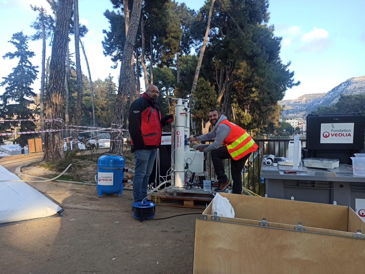 Veolia (@veolia) on Twitter photo The <a href="/FondationVeolia/">Fondation Veolia</a> is providing active support to the Turkish population in the aftermath of the tragic earthquake.🇹🇷🇸🇾
🚰 Through our mobile unit Aquaforce 2000, access to drinking water for more than 2,000 people in the Hatay Region has been reinstated.
#GeçmişOlsunTürkiye The <a href="/FondationVeolia/">Fondation Veolia</a> is providing active support to the Turkish population in the aftermath of the tragic earthquake.🇹🇷🇸🇾
🚰 Through our mobile unit Aquaforce 2000, access to drinking water for more than 2,000 people in the Hatay Region has been reinstated.
#GeçmişOlsunTürkiye